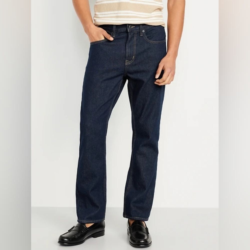 Old Navy Slim Dark Wash Straight Leg Jeans Size 30x32
